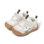 EBMINI PASTEL barefoot toddler sneakers with a soft pastel colorblock design