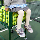 EBMINI PATCHWORK retro double-strap toddler sneakers — closure detail