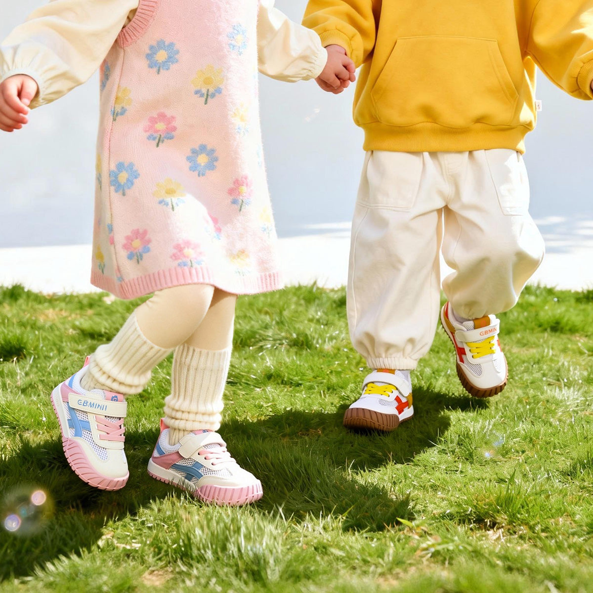 EBMINI PAVE breathable mesh sneakers for active kids