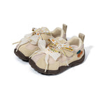 EBMINI PRIM barefoot toddler sneakers with pink floral and bow details