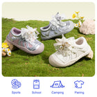 EBMINI PRIMA silver pink and white sneakers for special occasions