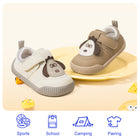 EBMINI PUPPY puppy baby first walker shoes — closure detail