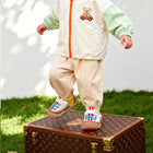 EBMINI RANGE easy-on toddler sneakers with a secure strap closure