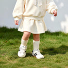 EBMINI RETRO minimalist white sneakers for growing feet