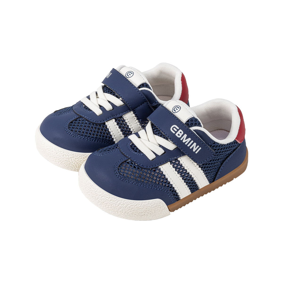 EBMINI RETRO striped sneakers for indoor and outdoor play