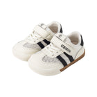 EBMINI RETRO barefoot toddler sneakers with a classic striped design