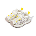 EBMINI RETRO barefoot toddler sandals with a playful wave motif