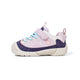 Side view of purple EBMINI RIDGE protective outdoor sneaker