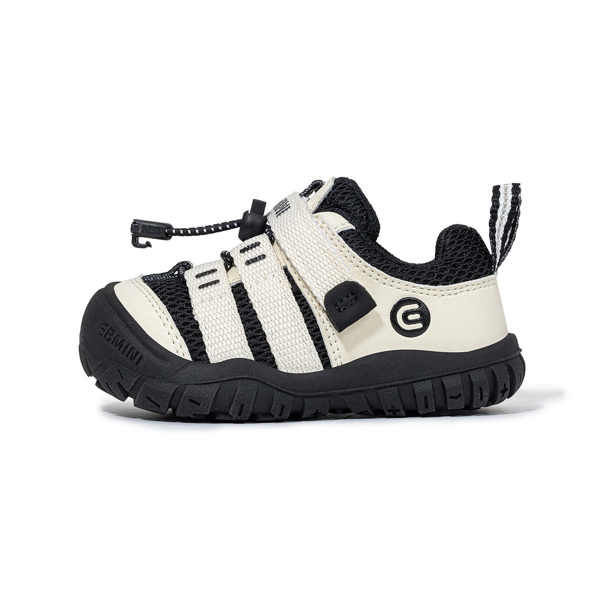 EBMINI ROAM first-walker sneakers with a roomy wide toe box