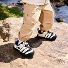 EBMINI ROAM easy-on sneakers with bungee laces and a strap closure