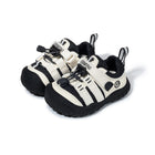 EBMINI ROAM barefoot toddler sneakers with a retro outdoor design
