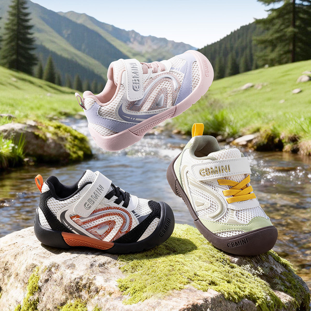 EBMINI ROAR cartoon dragon sneakers for everyday play