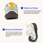 EBMINI ROAR unisex barefoot sneakers for growing feet
