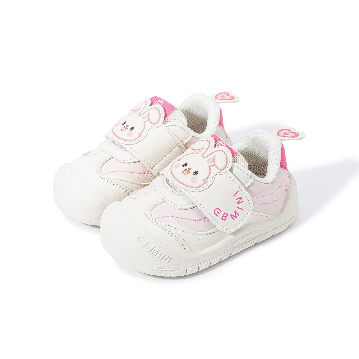 EBMINI ROARY wide toe tiger toddler sneakers heel support detail