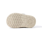 EBMINI ROARY wide toe tiger toddler sneakers easy closure detail