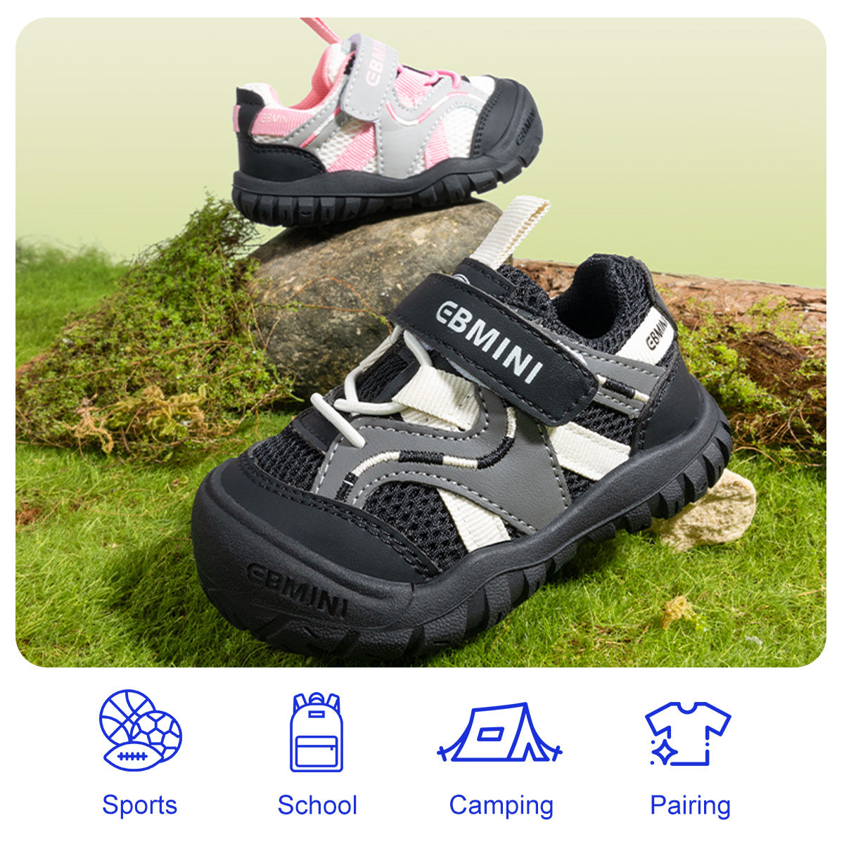EBMINI ROVE lightweight sport sandals for everyday play