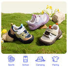 EBMINI ROVER toddler sneakers with a convenient heel pull tab