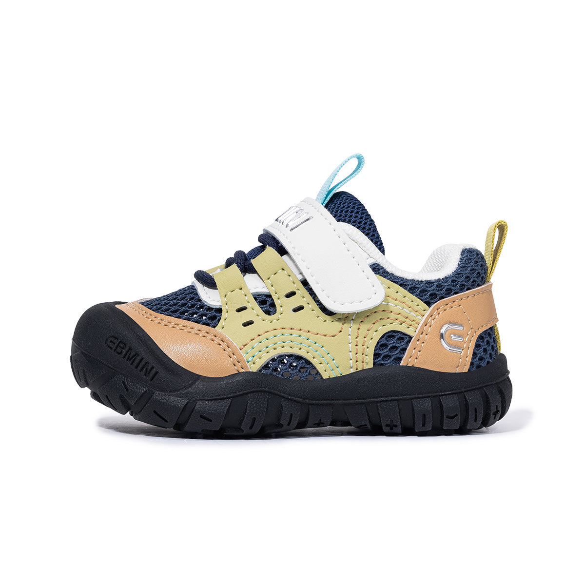 EBMINI ROVER brown colorblock sneakers for toddler adventures