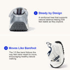 EBMINI SAKURA non-slip toddler sneakers for playground adventures