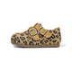 Side view of beige EBMINI SAVANNA double-buckle Mary Jane