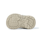 Bottom view of EBMINI SHIELD deep-groove grippy rubber outsole