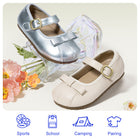 EBMINI SHINE metallic toddler sneakers for parties and play