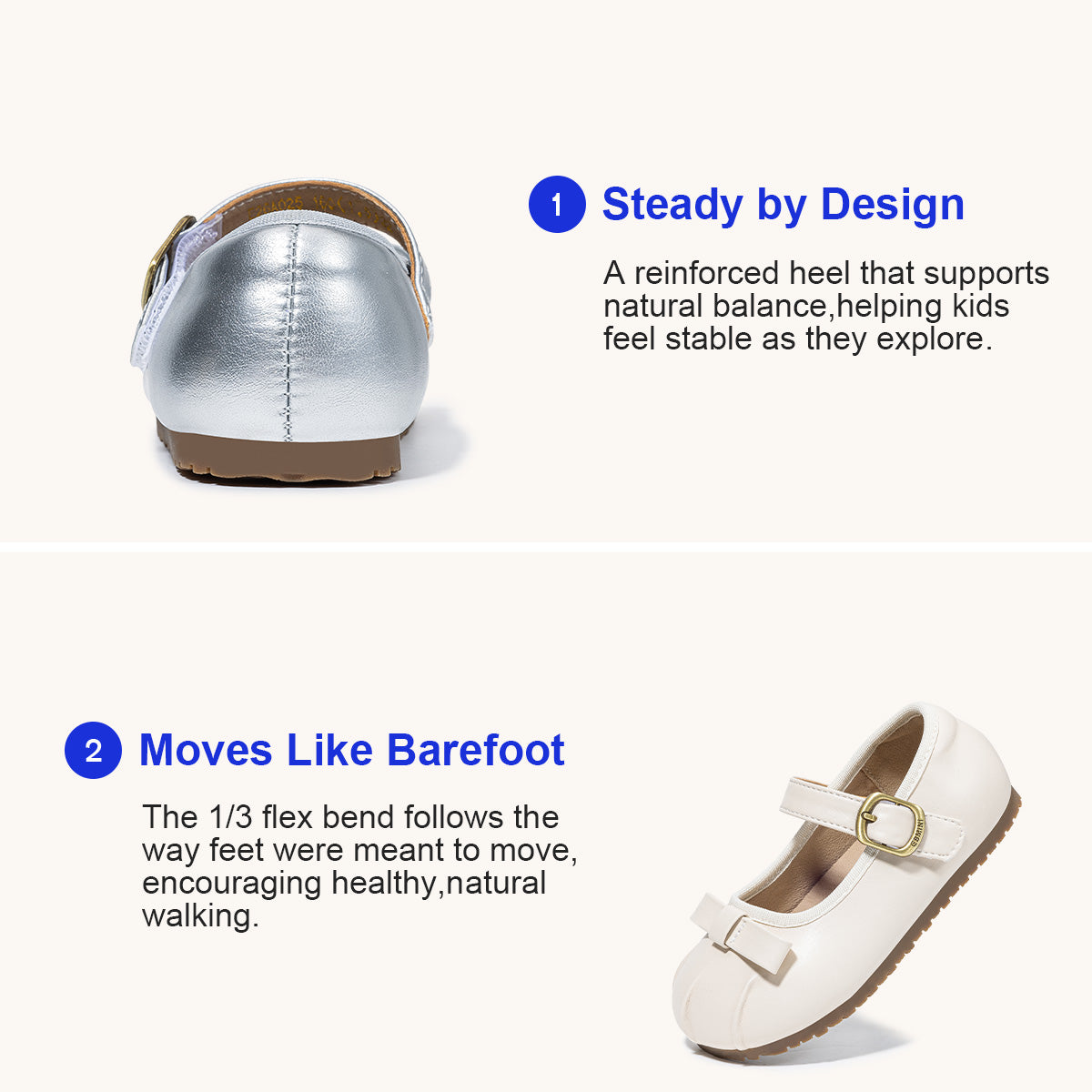 EBMINI SHINE non-slip toddler sneakers for playground adventures