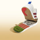 EBMINI SIDELINE wide toe retro toddler sneakers heel support detail