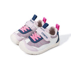 Pair of purple EBMINI SKYPOP barefoot toddler sneakers