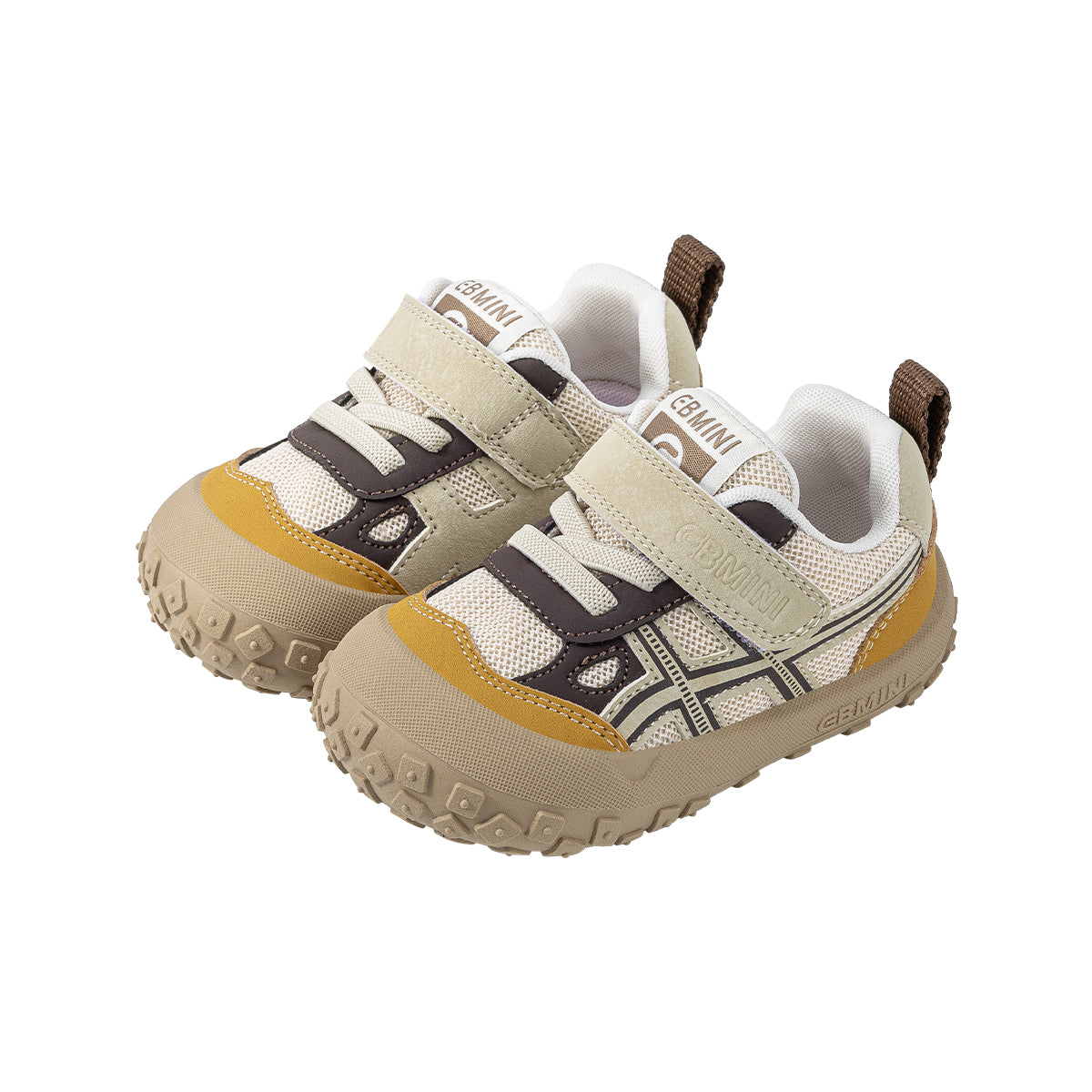 EBMINI SLICK barefoot toddler sneakers with a metallic trail design