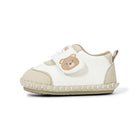 EBMINI SNOOZE bear baby crib shoes — front angle