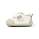 EBMINI SNOOZE bear baby crib shoes — front angle