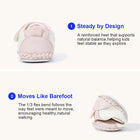 EBMINI SNOOZE bear baby crib shoes — heel detail