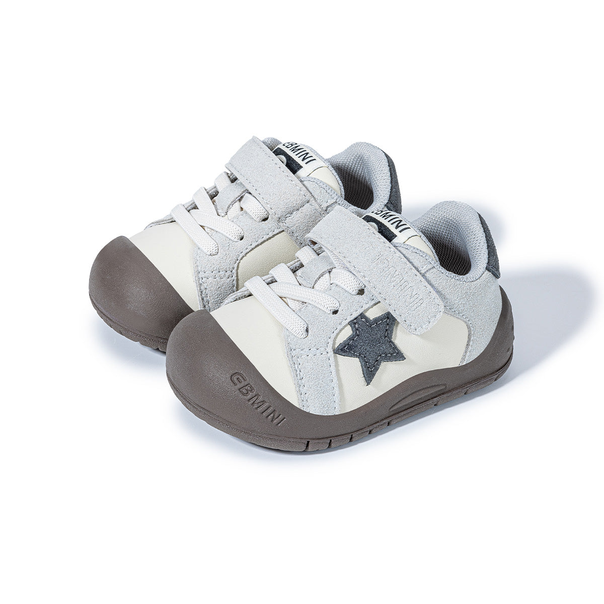 EBMINI SPARK barefoot toddler sneakers with glitter star patch