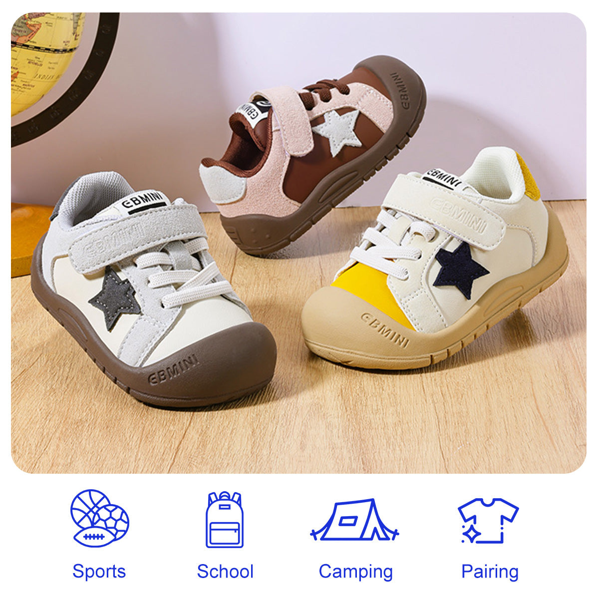 EBMINI SPARK shoes with protective toe coverage