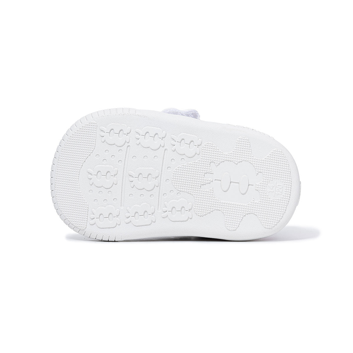 EBMINI SUNNY wide toe star first walker sneakers easy closure detail
