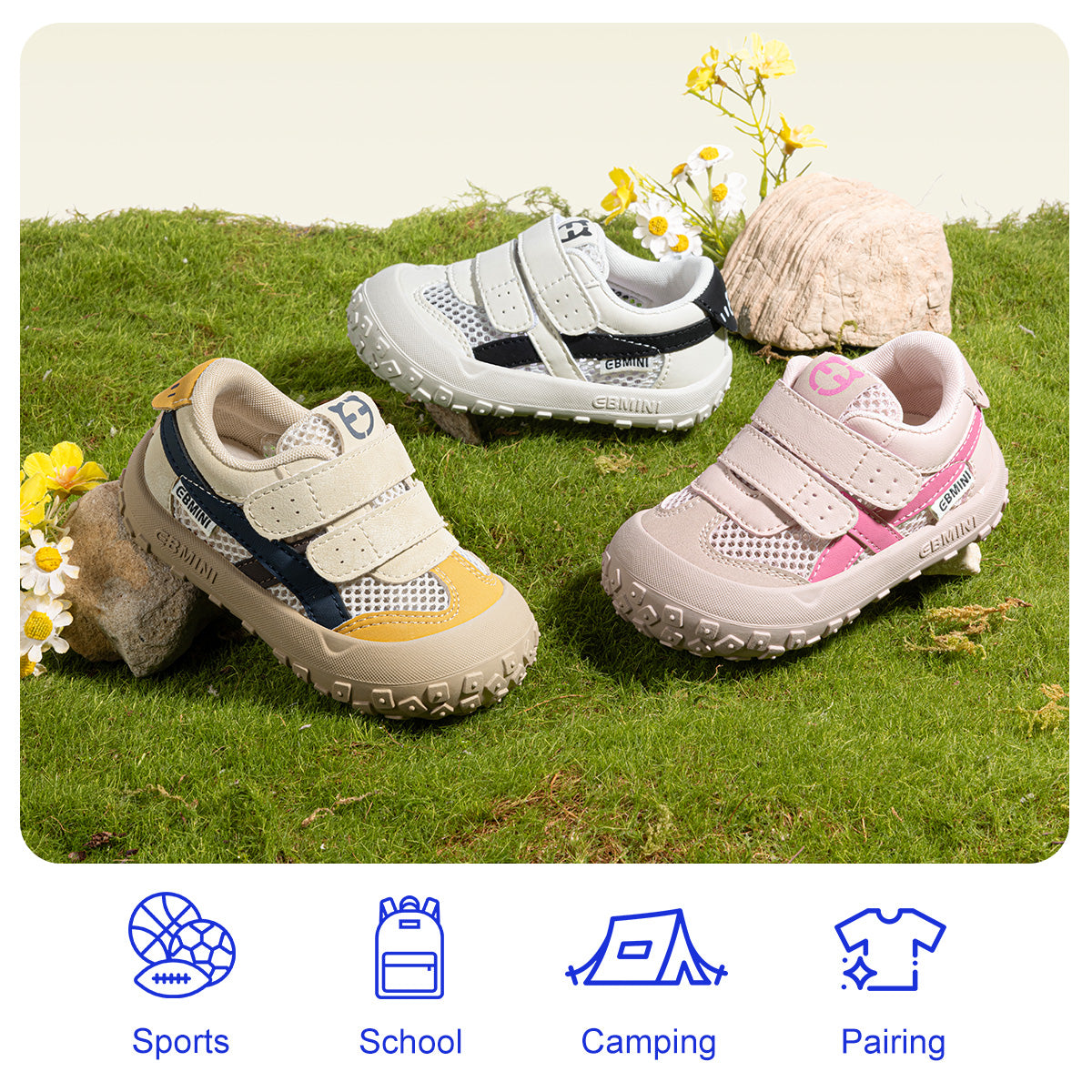 EBMINI TEMPO lightweight sport sneakers for everyday play