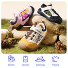 EBMINI TERRAIN wide toe kids outdoor sneakers — toe detail