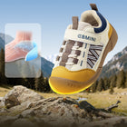 EBMINI TERRAIN wide toe kids outdoor sneakers — flexibility detail