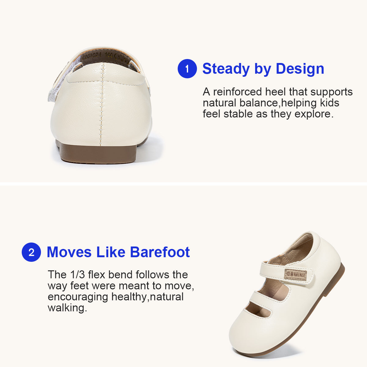 EBMINI TESS non-slip toddler sneakers for playground adventures