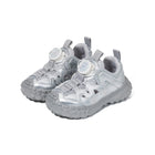 EBMINI TORQ barefoot toddler sneakers with a rotating buckle closure