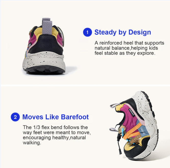 EBMINI TORQUE shoes with a roomy toe shape