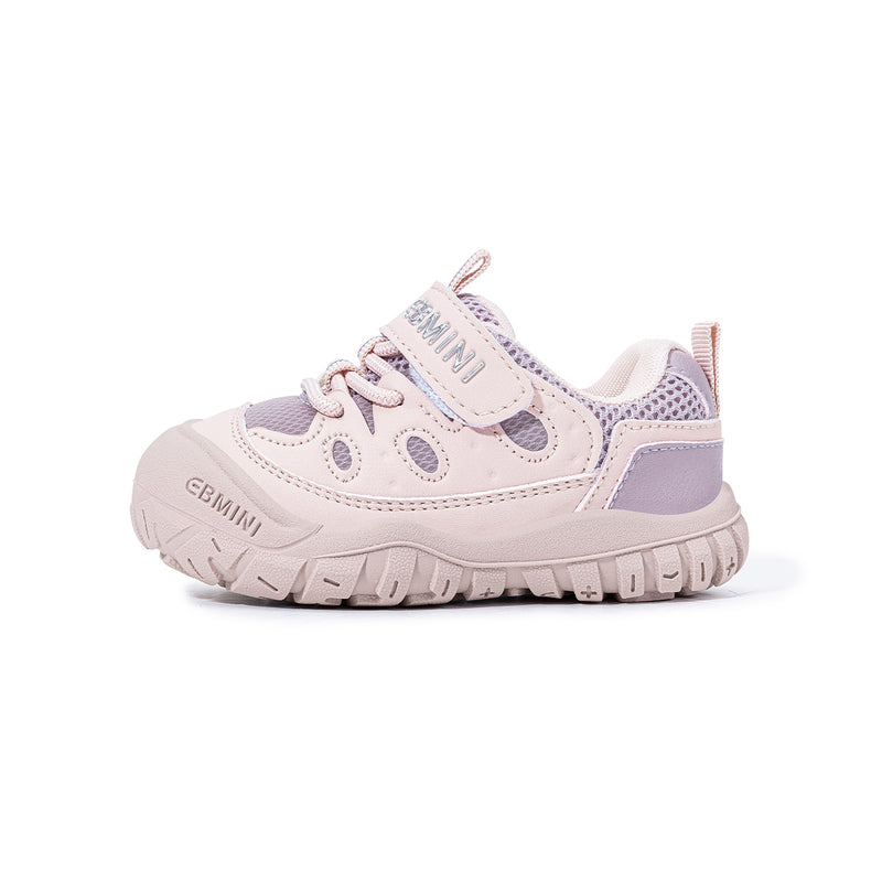 EBMINI TRAILBLAZE toddler hiking sneakers shown during outdoor play