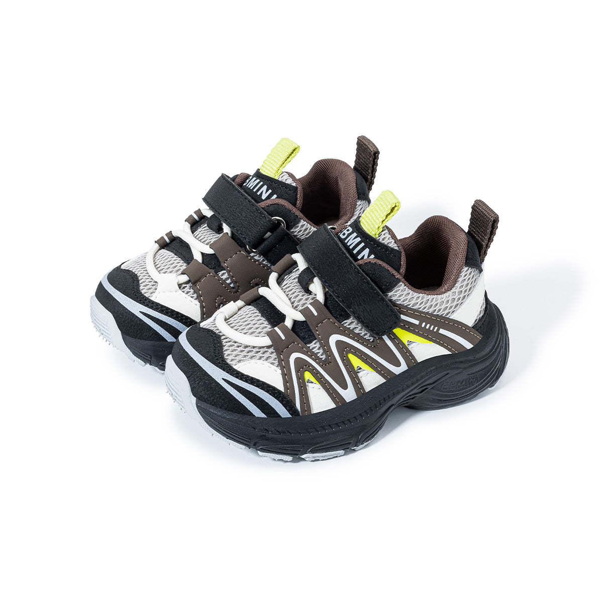 EBMINI TRAX wide toe chunky toddler sneakers pair view