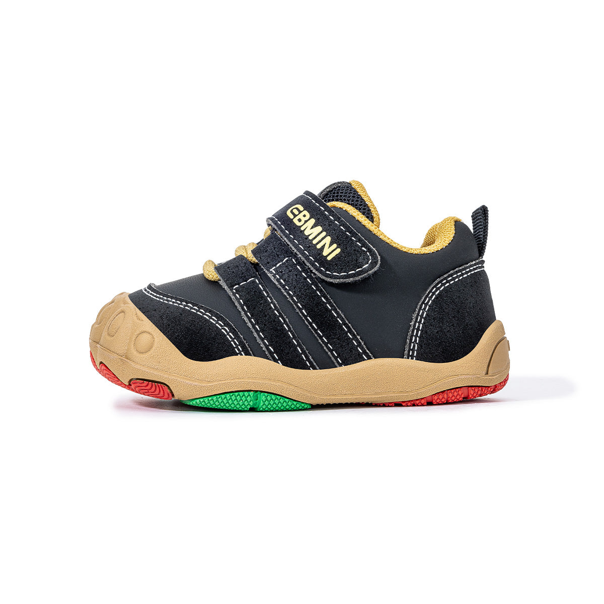 EBMINI TREAD dual-strap toddler sneakers — front angle