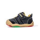 EBMINI TREAD dual-strap toddler sneakers — front angle