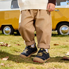EBMINI TREAD dual-strap toddler sneakers — closure detail