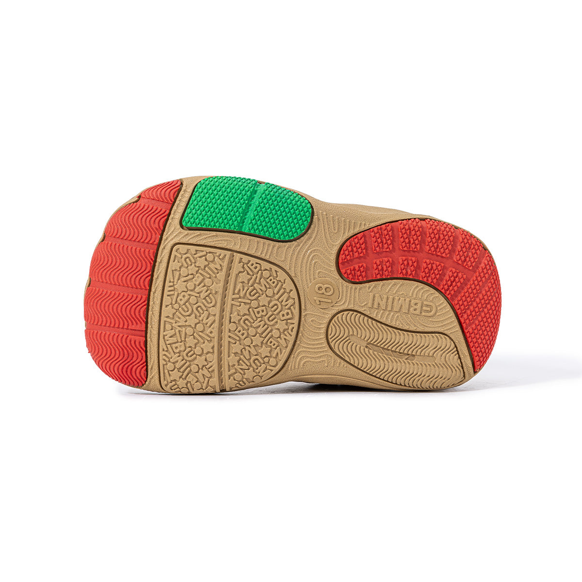 EBMINI TREAD dual-strap toddler sneakers — interior lining