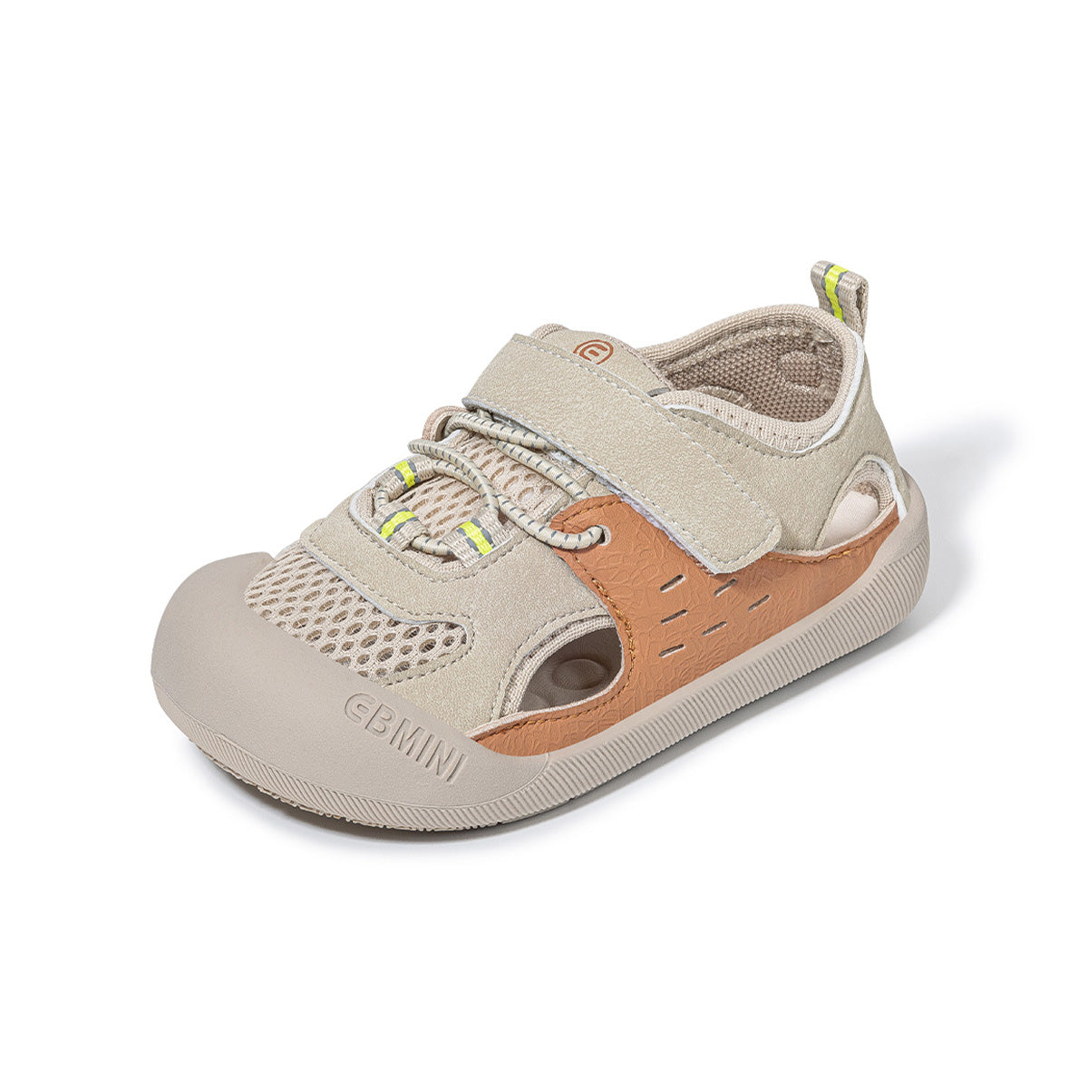 EBMINI TREK closed-toe hiking sandals with a roomy wide toe box