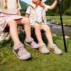 EBMINI TREK breathable mesh and suede sandals for outdoor play